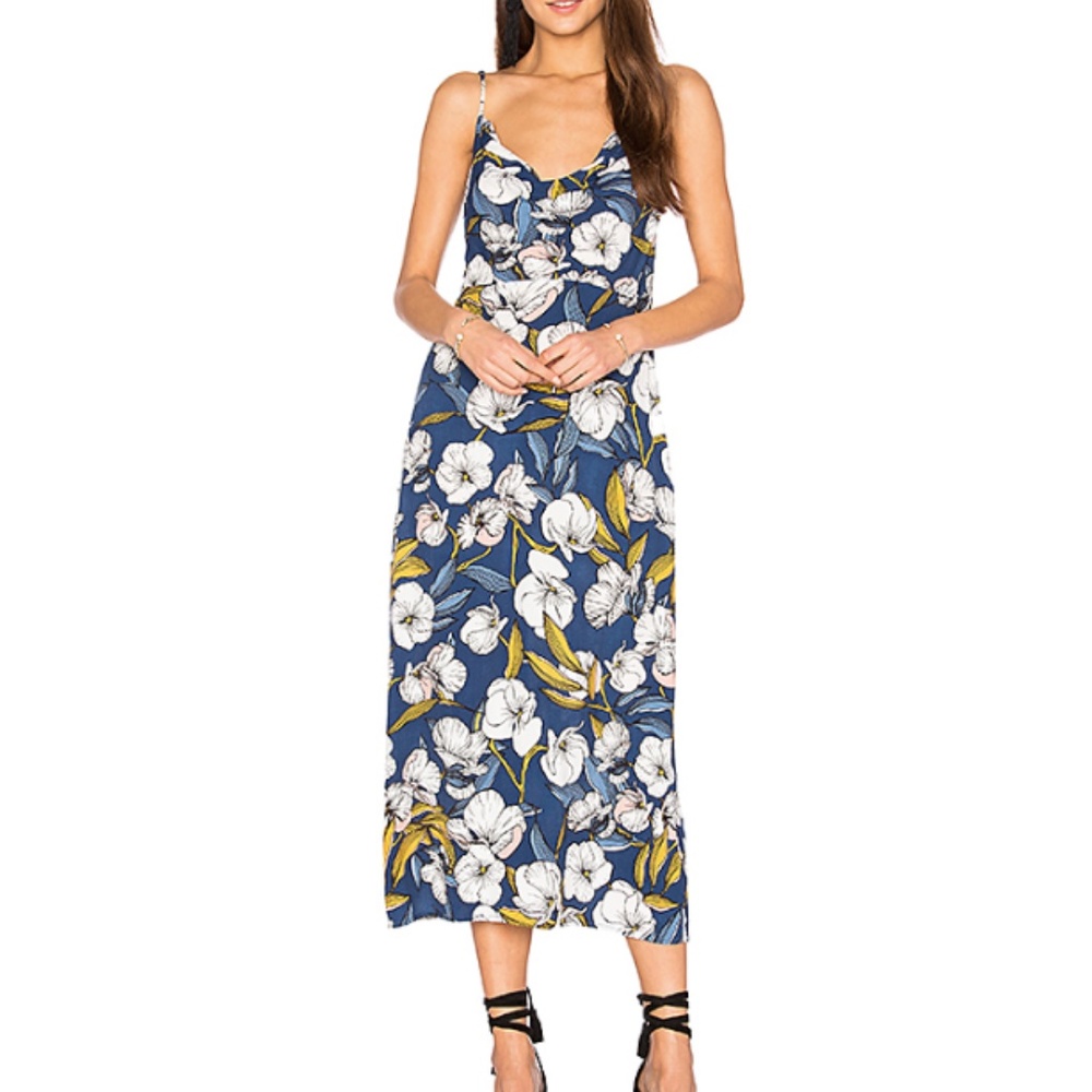MinkPink Pacifico Midi Slip Dress